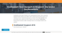 Desktop Screenshot of grafiktabletttest.com